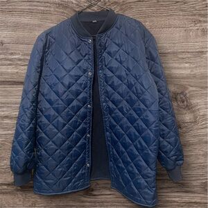 Quilted Blue Jacket for boys Medium like new